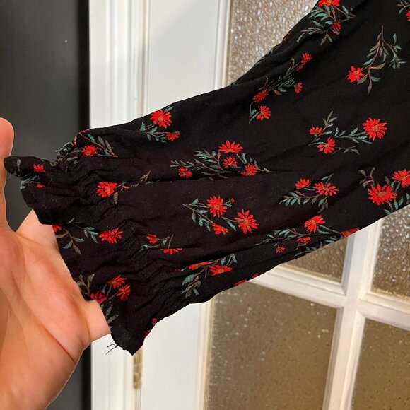 American Eagle Crepe Shirred Chest Dress XXL - Picture 5 of 6